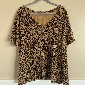 AVA&VIV V-neck tee, 3x